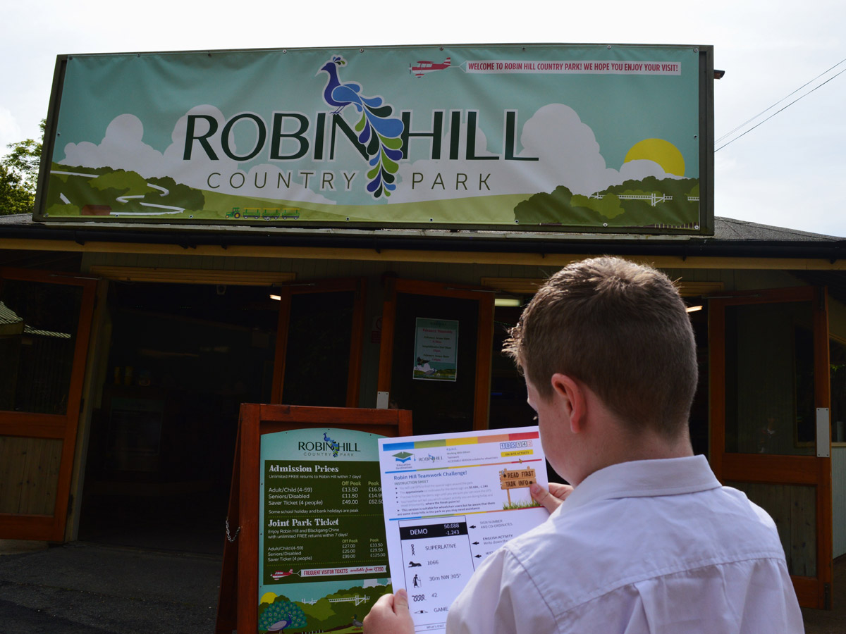 Education Resource number 105142 in use by students on a school trip