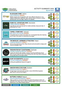 Download a bespoke activity list for your school trip